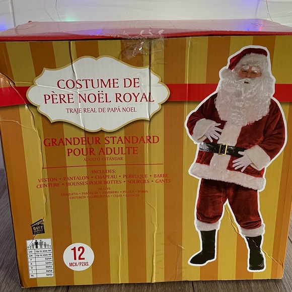 🎅🏼Brand new in box 12pc Santa Suit.. - Picture 7 of 9